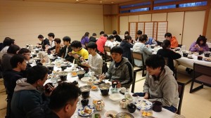 一泊研修2019_夕食